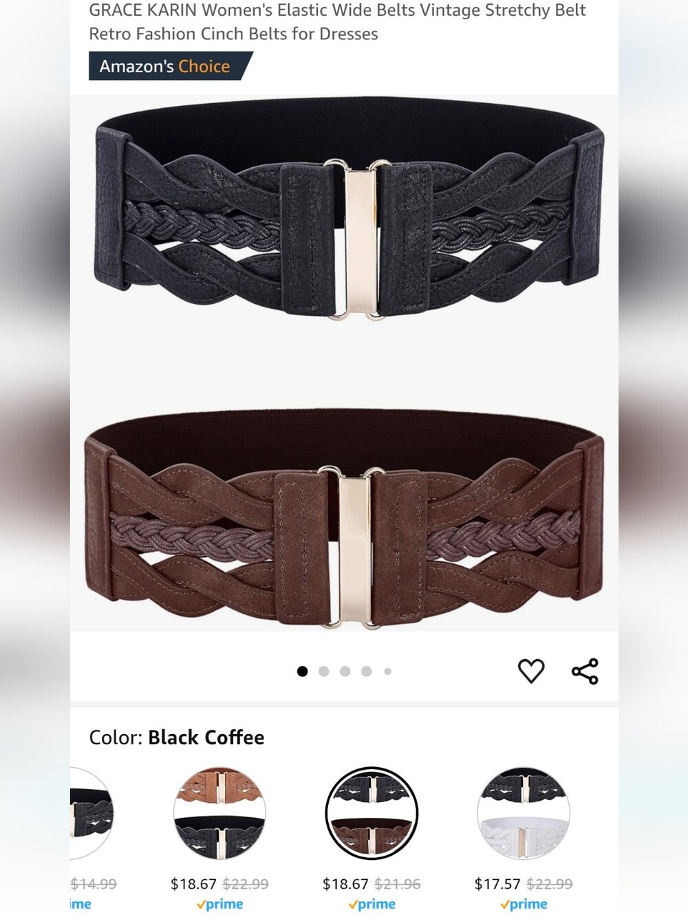 Two Elastic Belts